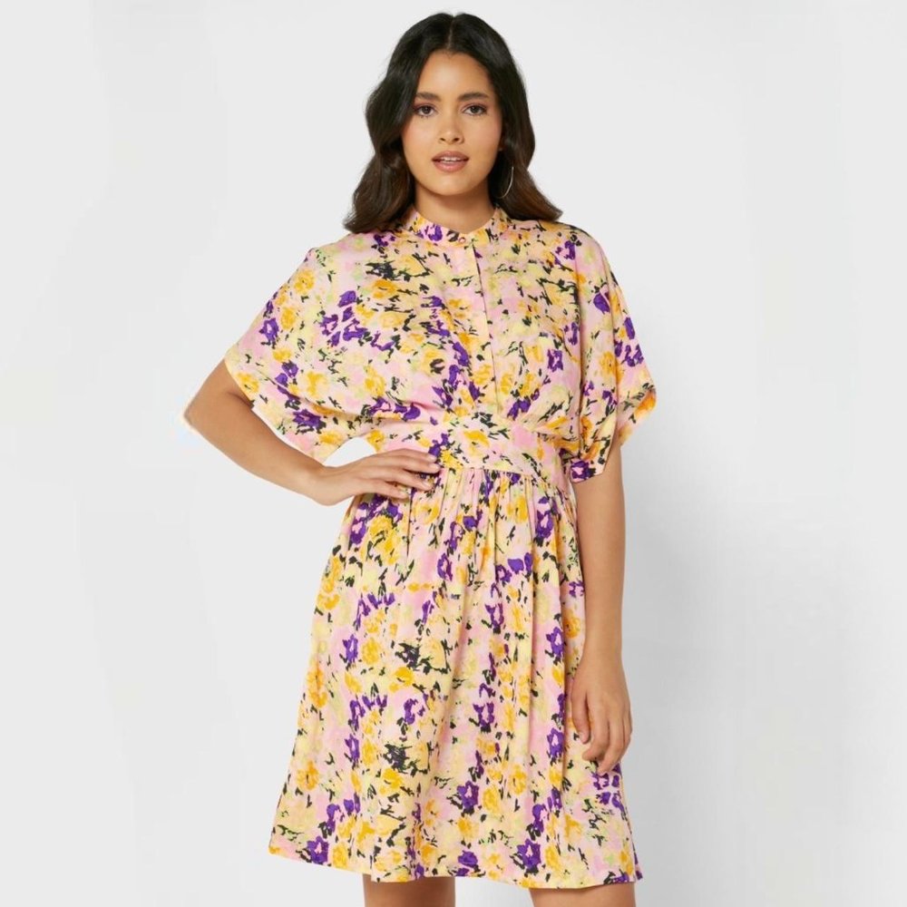 NWT Vero Moda Midi Mandarin Collar dress size XS
